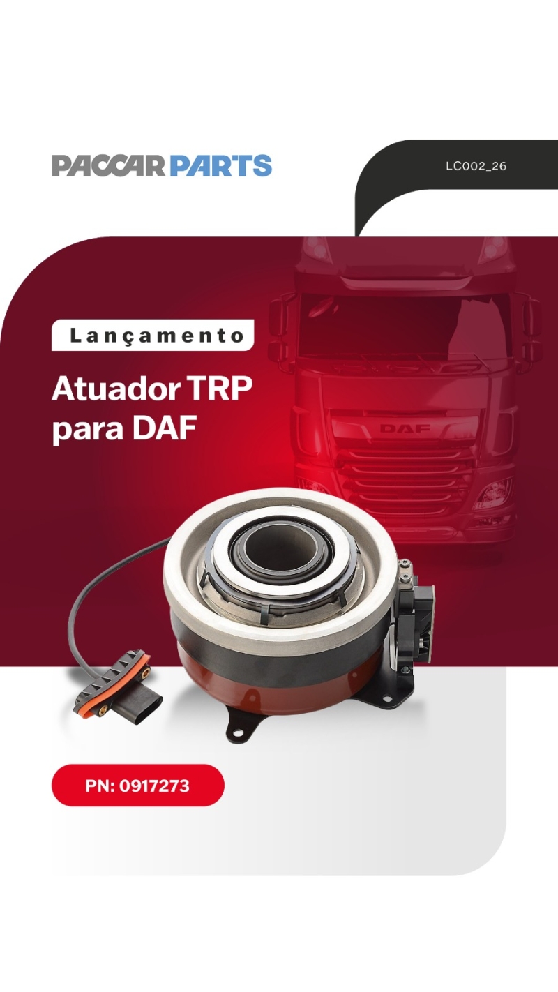Lançamento - Atuador TRP para DAF   PN: 0917273